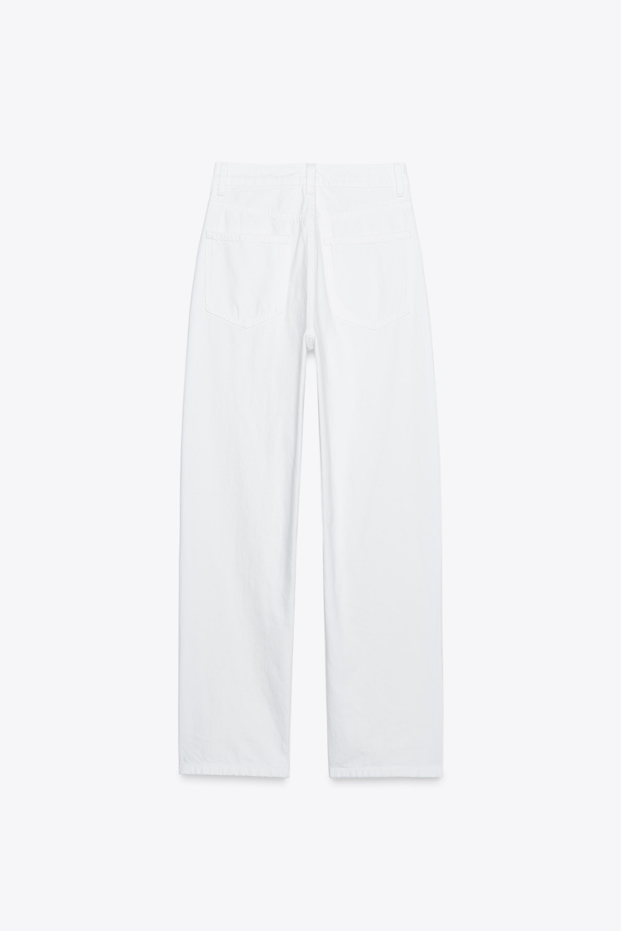 HIGH-WAISTED TRF MOM FIT JEANS